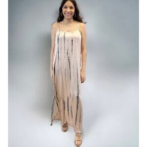 Norblack Norwhite Slip Dress Womens Small Kyara Pink Tie‎ Dye Festival Bohemian
